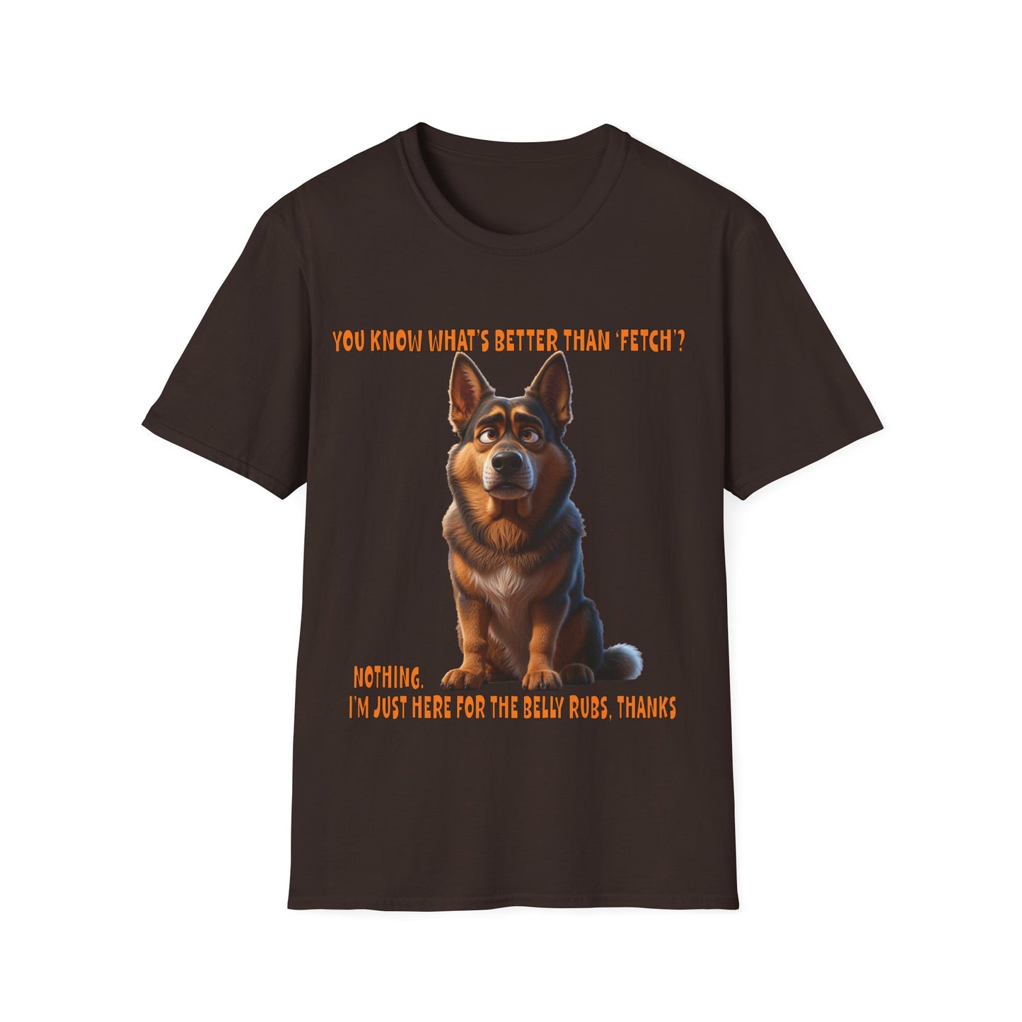 Alsatians/German Shephards with TUDE! Dogs with TUDE! - Belly Rubs! Premium Unisex Crewneck T-shirt