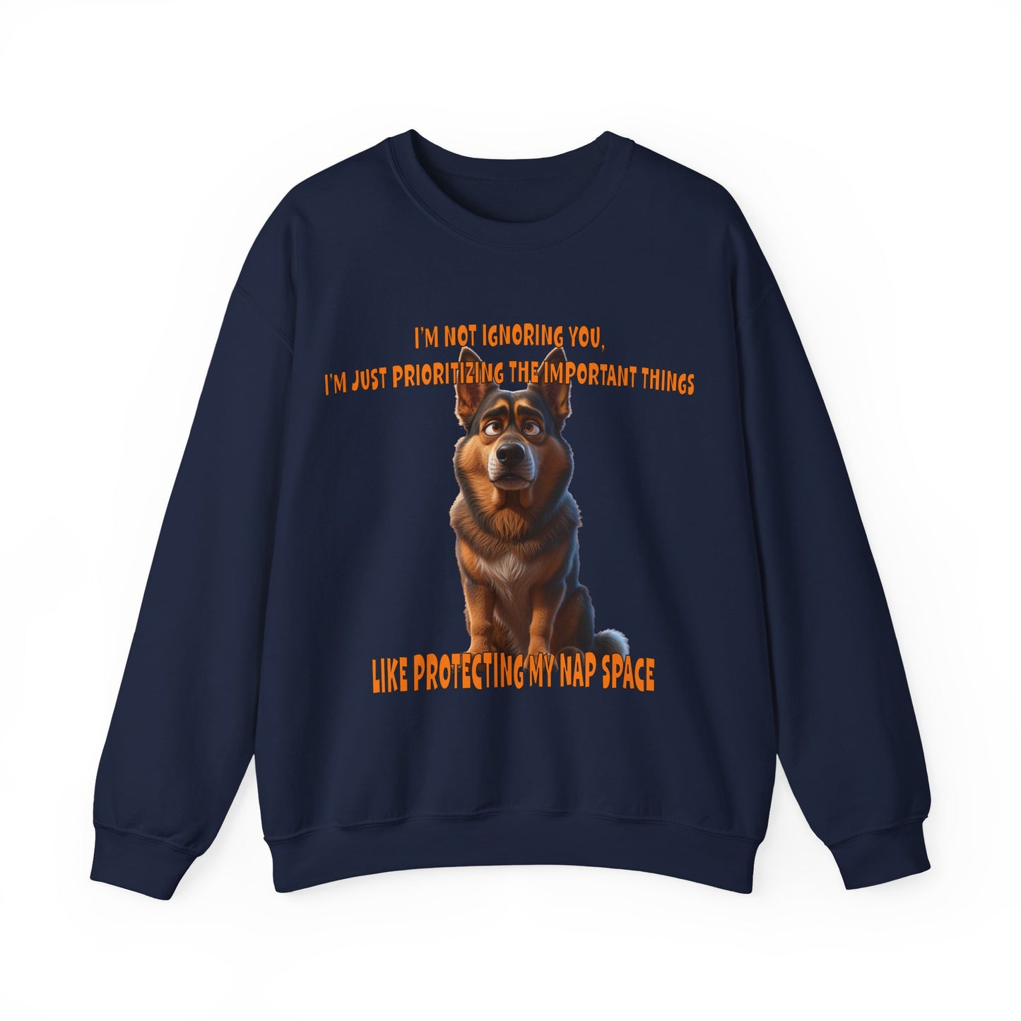 Alsatians/German Shephards with TUDE! Dogs with TUDE! - Nap Space! Classic Unisex Crewneck Sweatshirt
