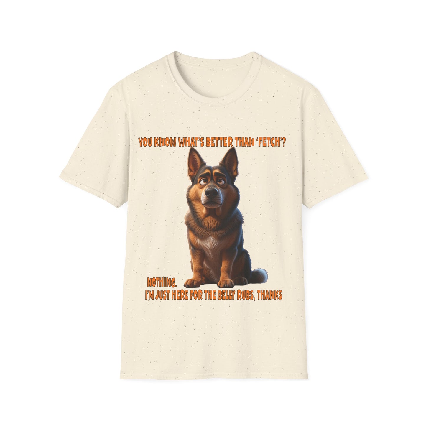 Alsatians/German Shephards with TUDE! Dogs with TUDE! - Belly Rubs! Premium Unisex Crewneck T-shirt