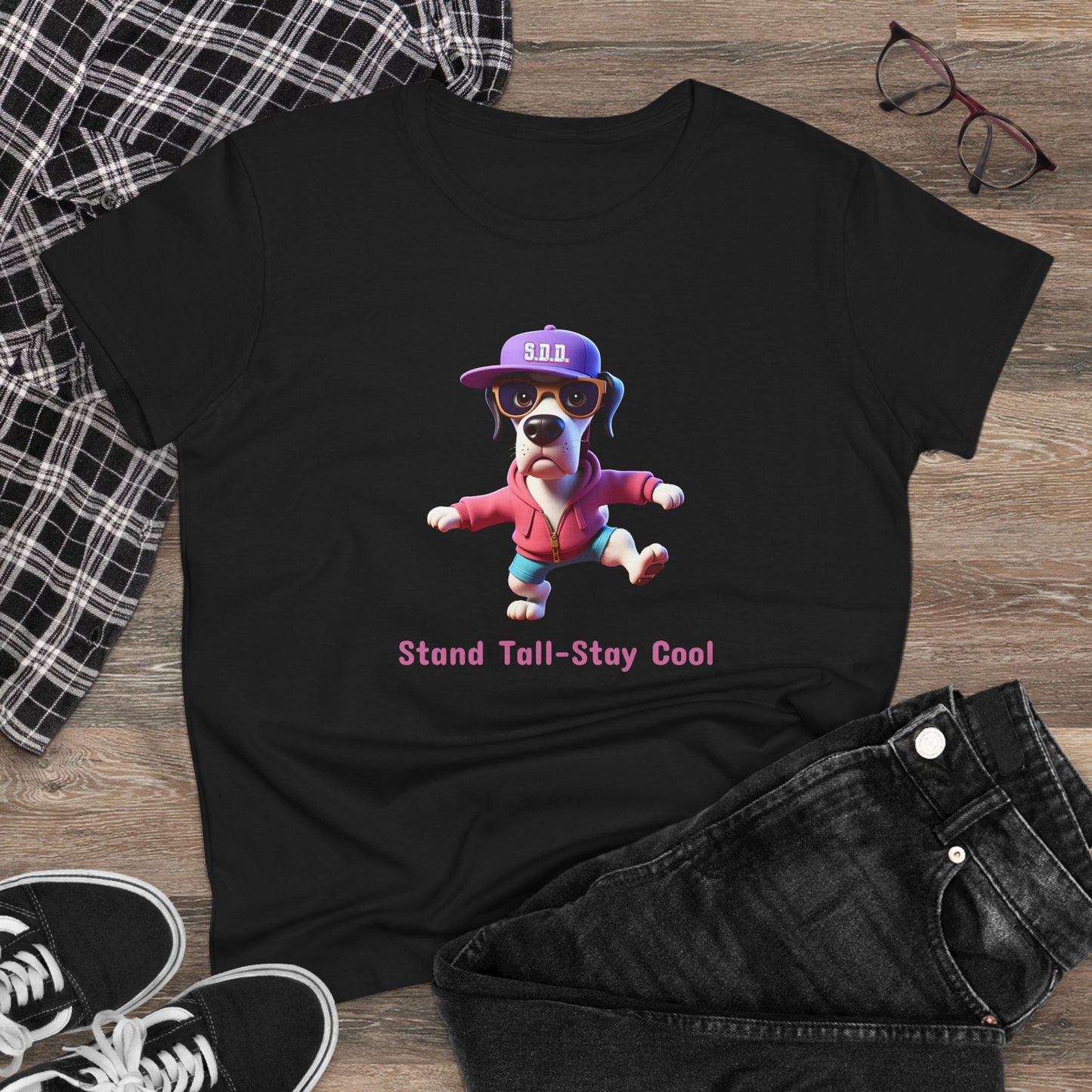 Snoop Dane Dog Tee, Casual Women's Shirt, Gift for Dog and Animal Lovers, Fun Everyday Wear, Cute Summer Top, Animal Lover Tee, Unique Fashion