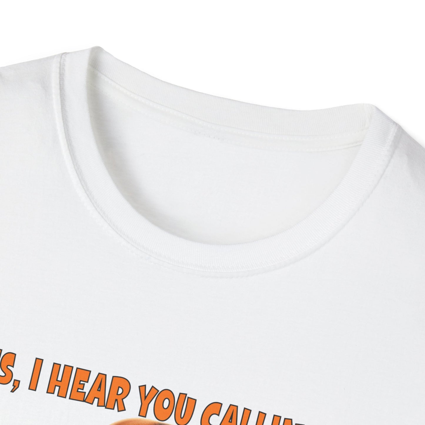 Beagles with Tude! Yes I Hear You Calling - Dogs with Tude Collection - White Tshirt