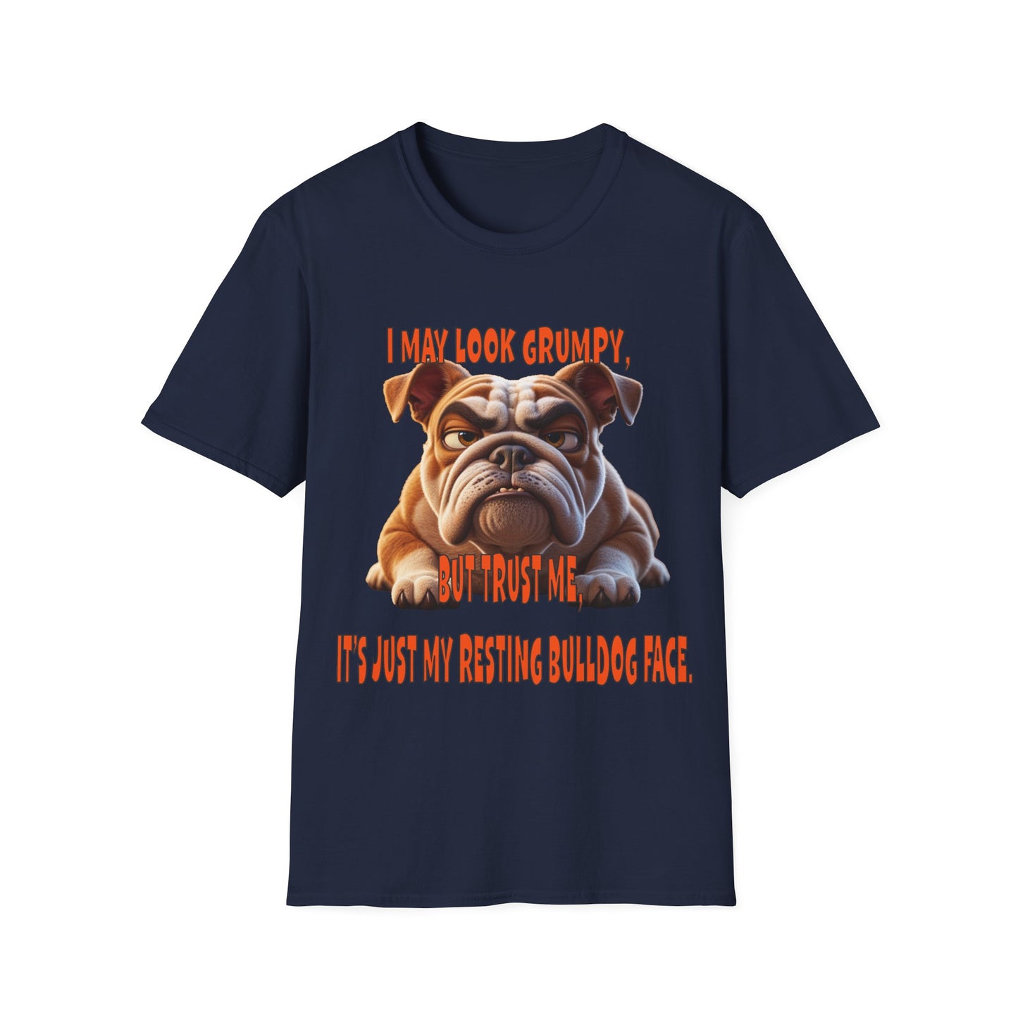 Resting Bulldog Face T-Shirt