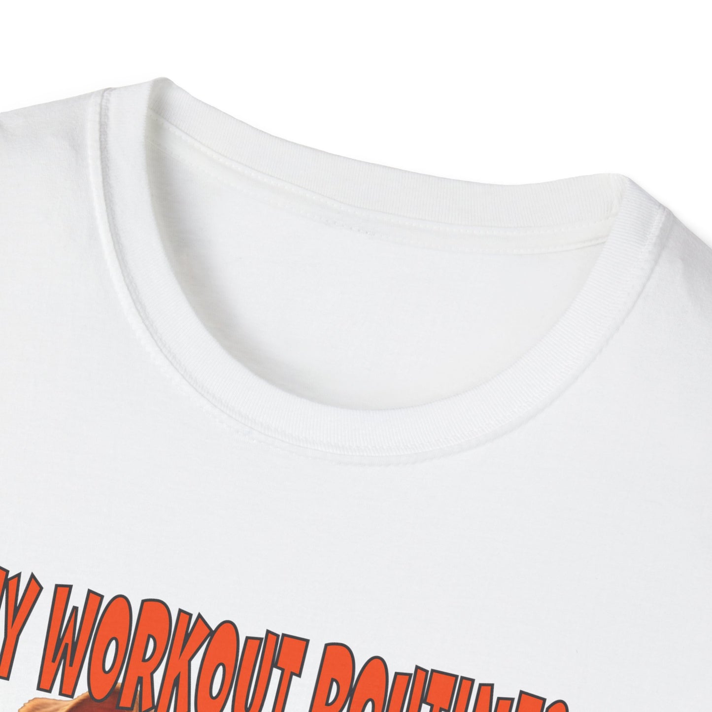 Funny Grumpy Bulldog T-Shirt - Perfect Gift for Dog Lovers - My Workout Routine!