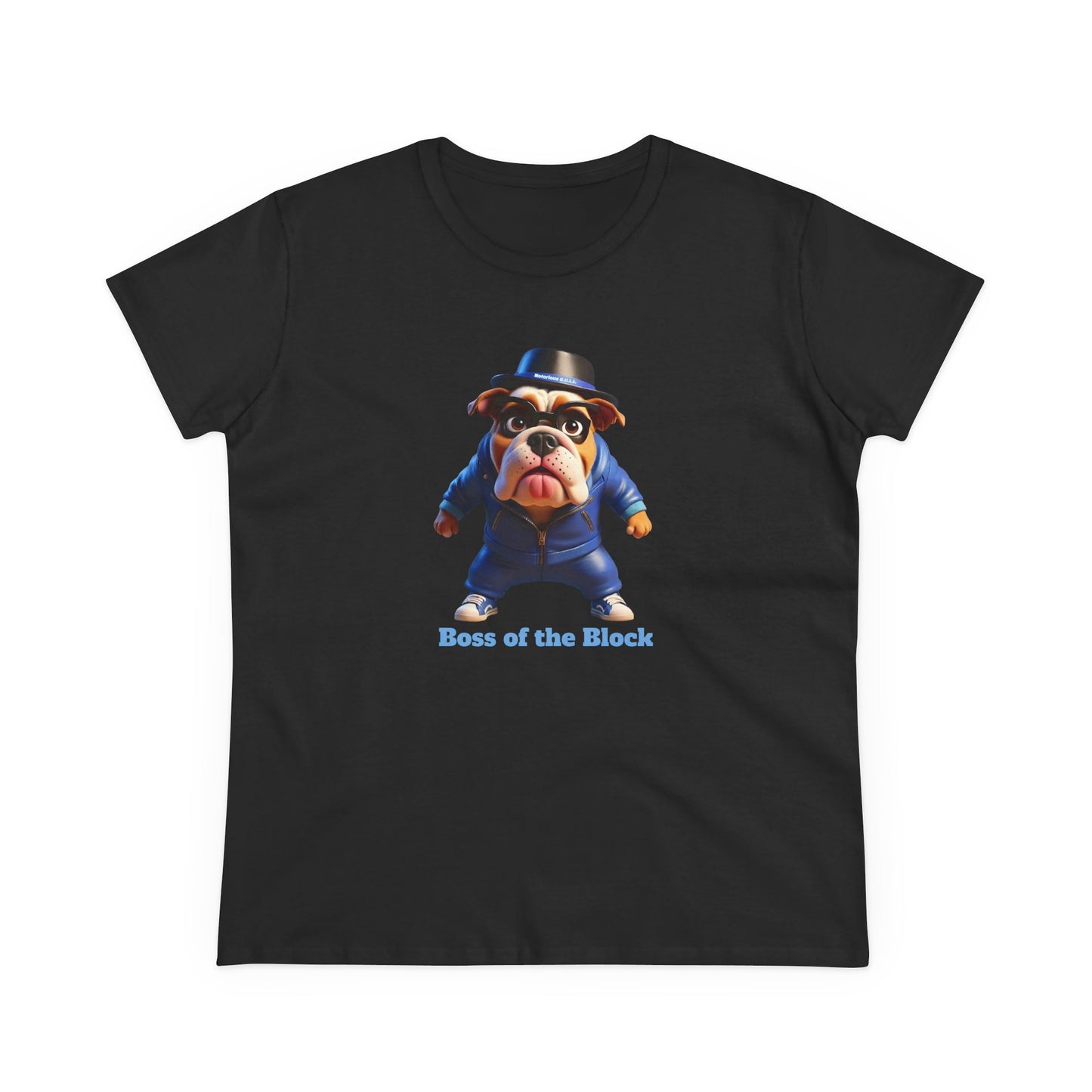 Notorious B.U.L.L. Cute Dog Tee, Casual Women's Shirt, Gift for Dog and Animal Lovers, Fun Everyday Wear, Cute Summer Top, Animal Lover Tee, Unique Fashion