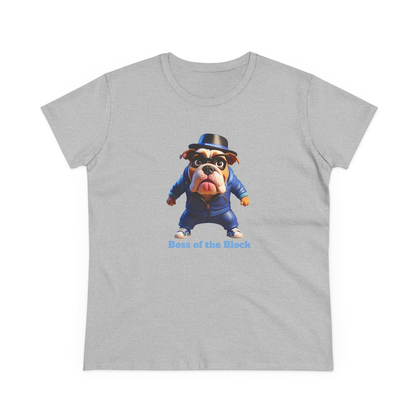Notorious B.U.L.L. Cute Dog Tee, Casual Women's Shirt, Gift for Dog and Animal Lovers, Fun Everyday Wear, Cute Summer Top, Animal Lover Tee, Unique Fashion