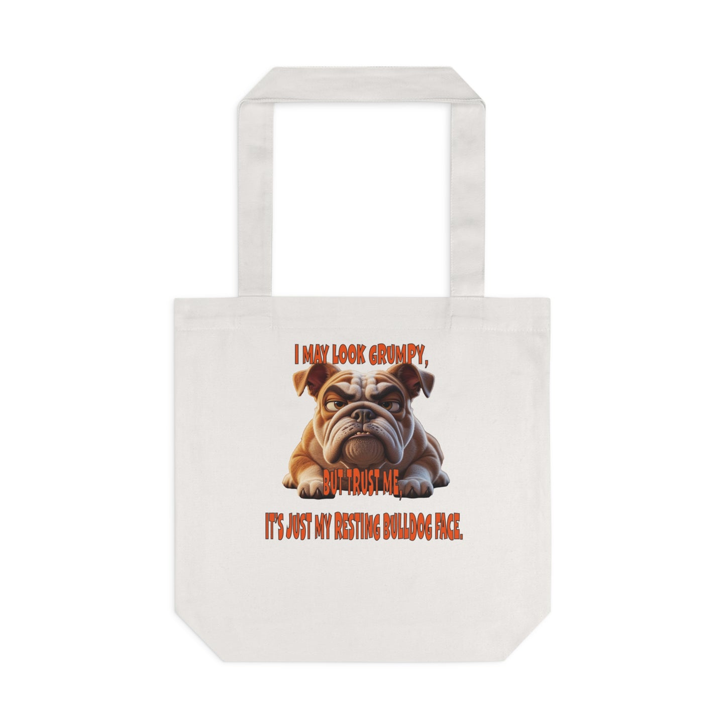 Cotton Tote Bag - Bulldogs with TUDE Design