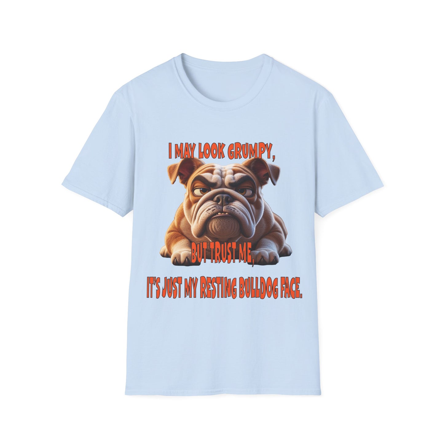 Resting Bulldog Face T-shirt