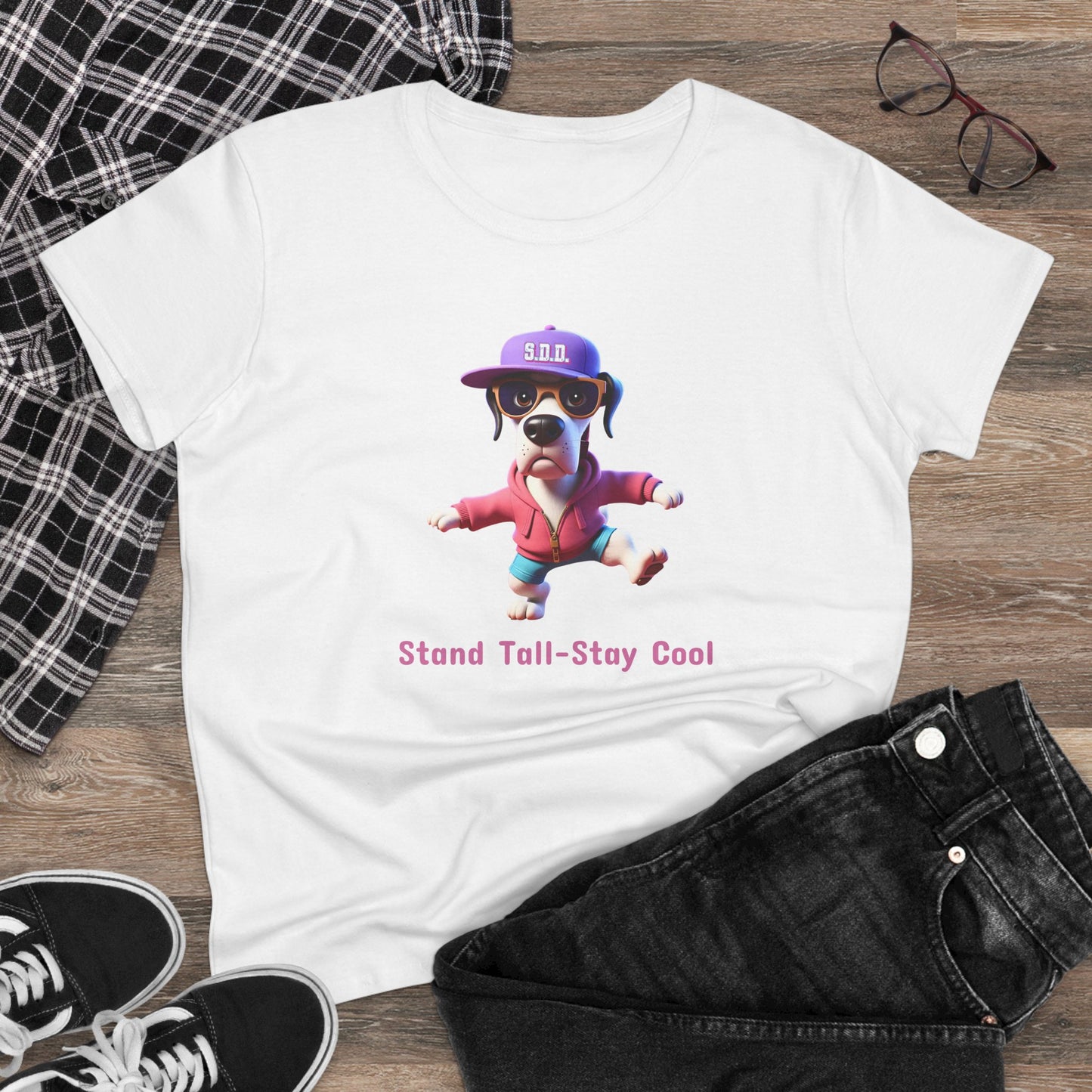 Snoop Dane Dog Tee, Casual Women's Shirt, Gift for Dog and Animal Lovers, Fun Everyday Wear, Cute Summer Top, Animal Lover Tee, Unique Fashion