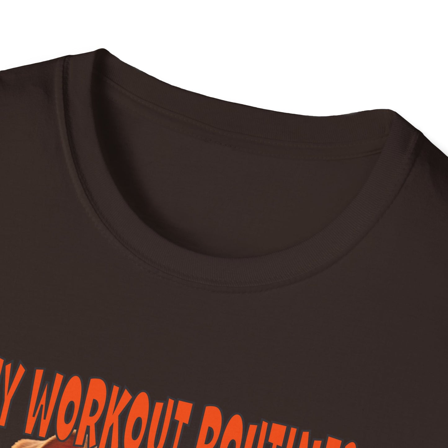 Funny Grumpy Bulldog T-Shirt - Perfect Gift for Dog Lovers - My Workout Routine!