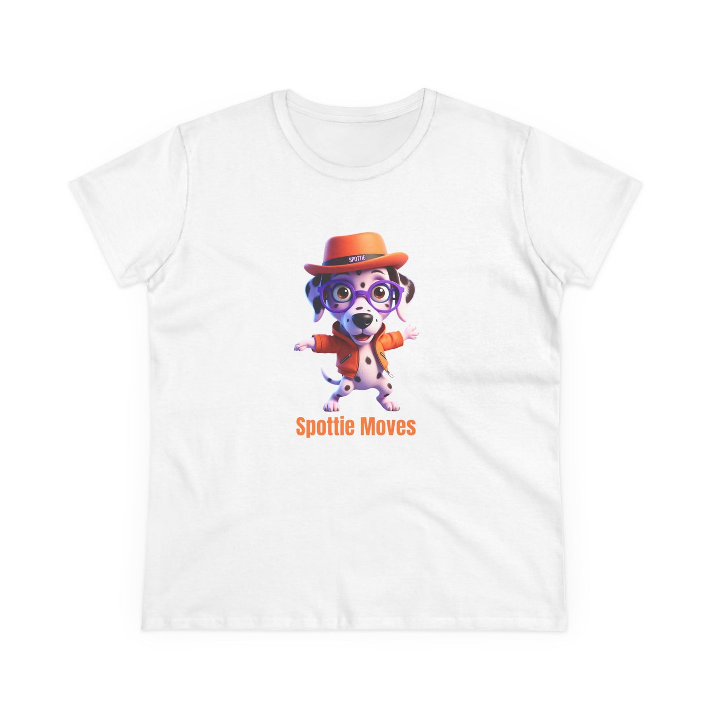 Spottie Cool Dalmatian Dog Tee, Casual Women's Shirt, Gift for Dog and Animal Lovers, Fun Everyday Wear, Cute Summer Top, Animal Lover Tee, Unique Fashion