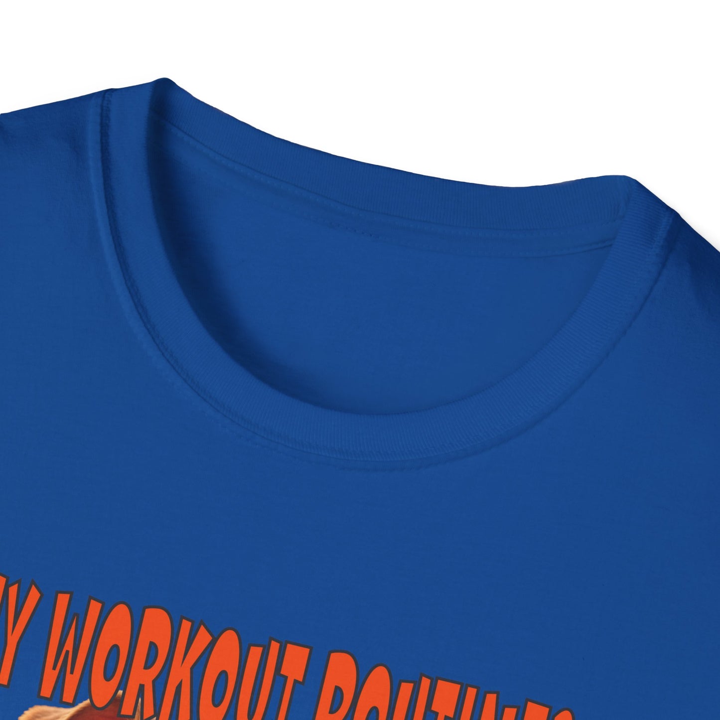 Funny Grumpy Bulldog T-Shirt - Perfect Gift for Dog Lovers - My Workout Routine!