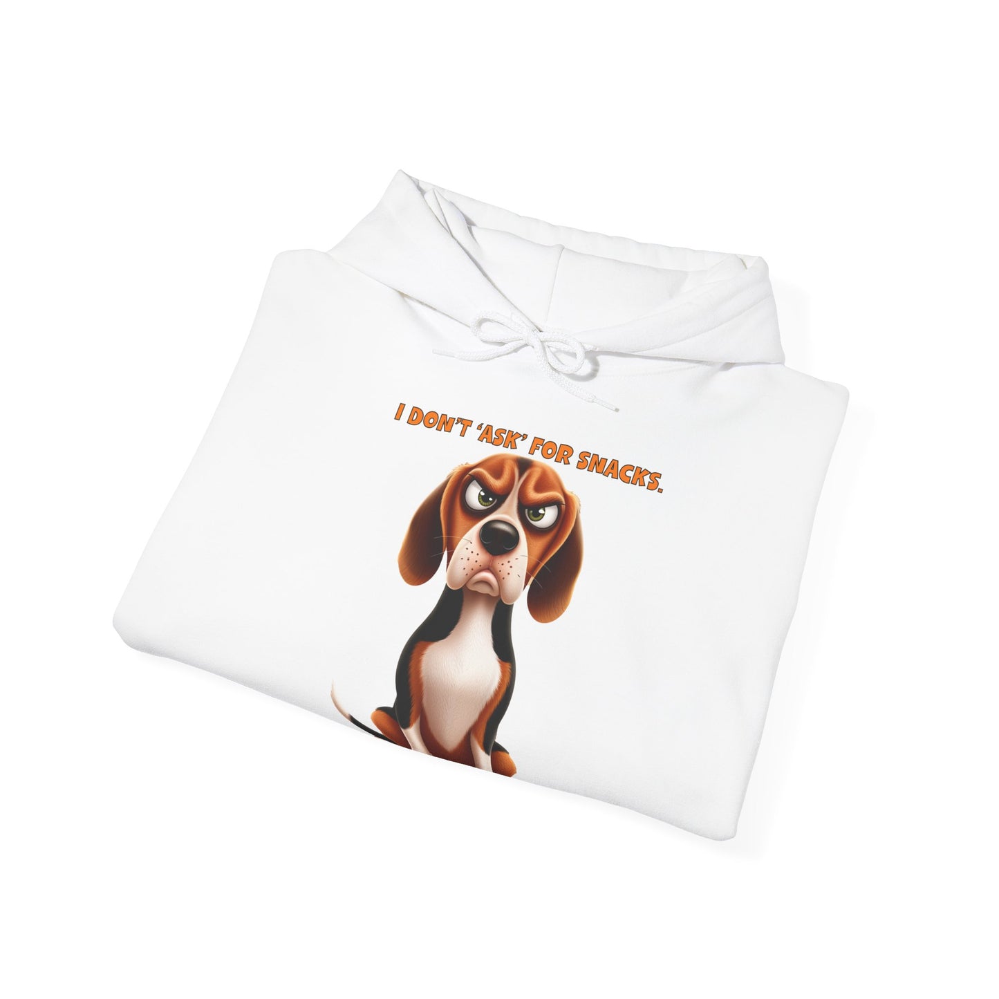 Beagles with Tude! I Don't Ask For Snacks - Dogs with Tude Collection - Classic Unisex Pullover Hoodie