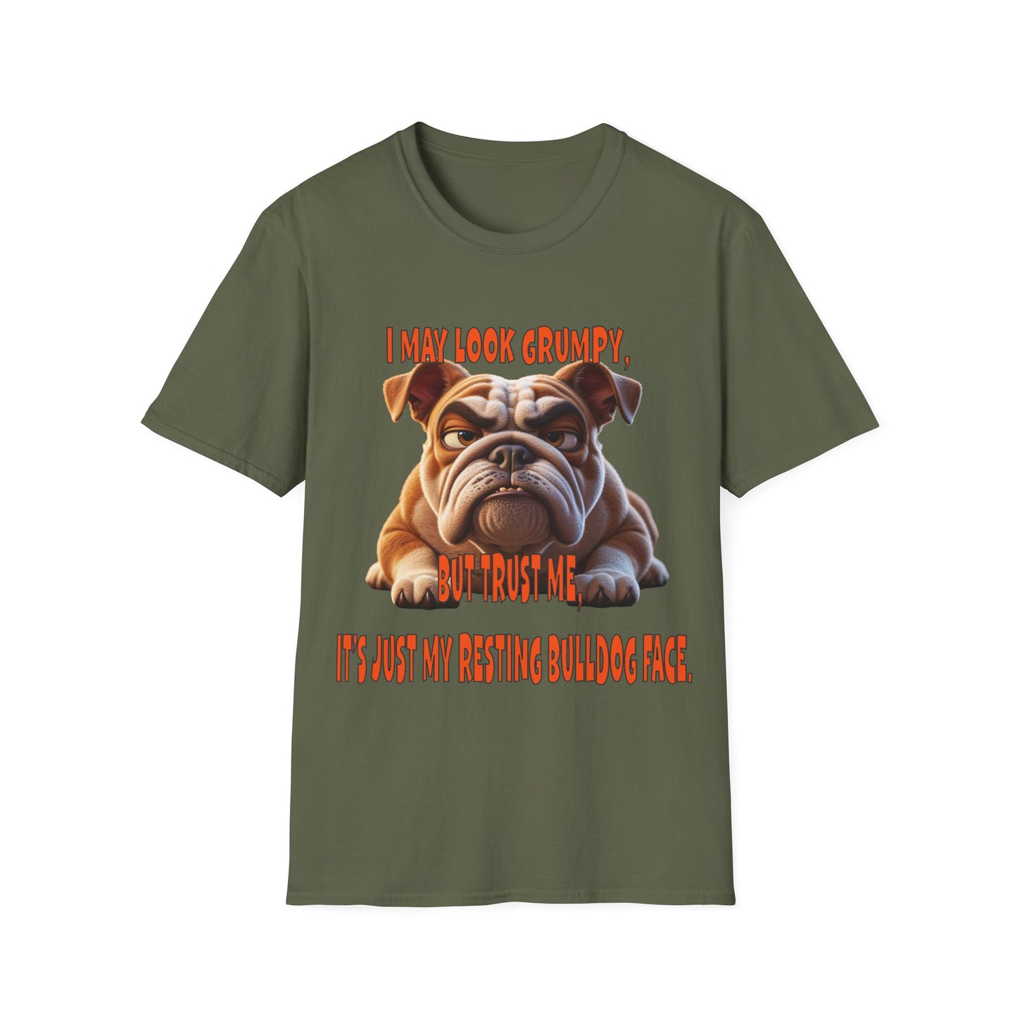 Resting Bulldog Face T-shirt