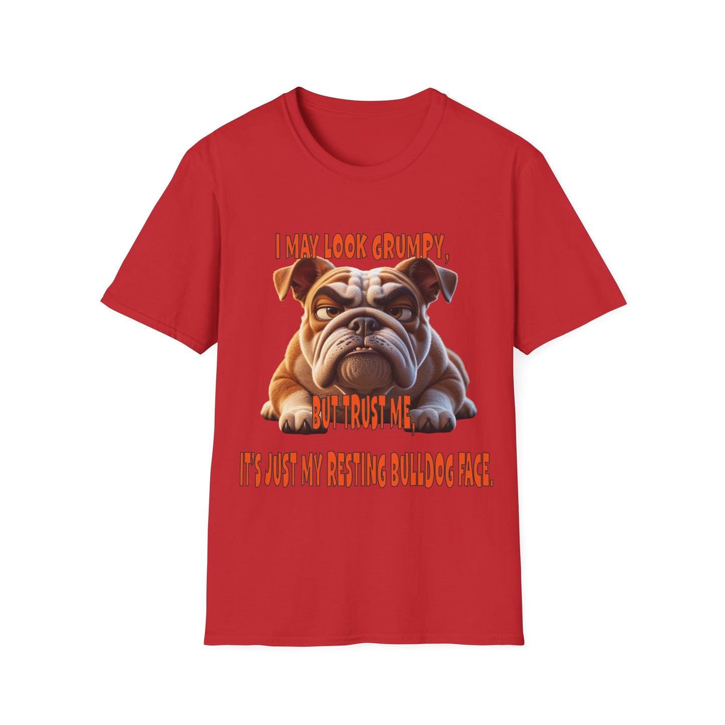 Resting Bulldog Face T-Shirt