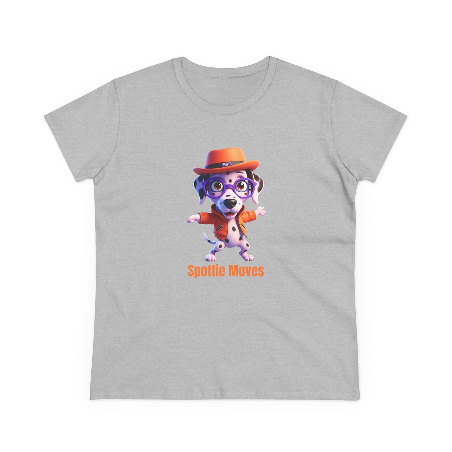 Spottie Cool Dalmatian Dog Tee, Casual Women's Shirt, Gift for Dog and Animal Lovers, Fun Everyday Wear, Cute Summer Top, Animal Lover Tee, Unique Fashion