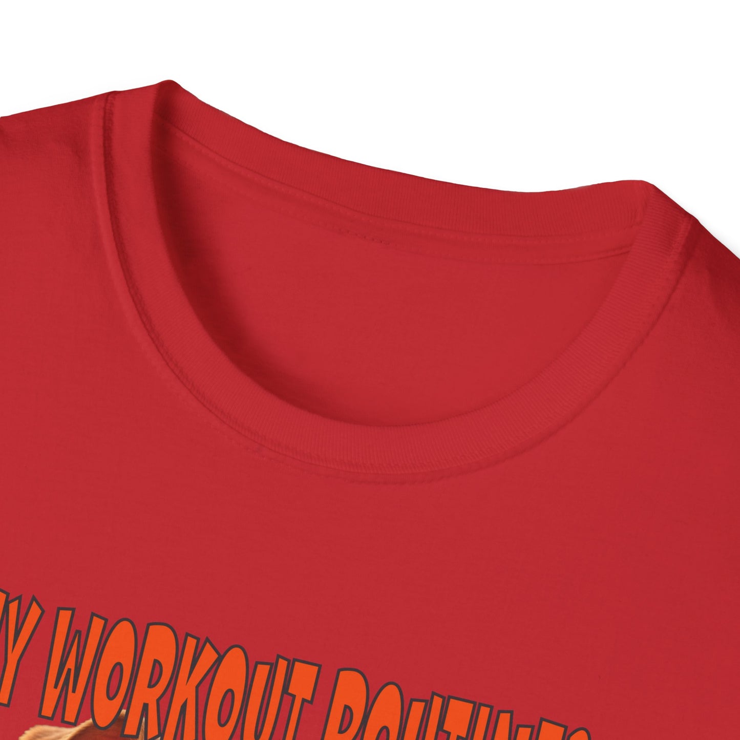 Funny Grumpy Bulldog T-Shirt - Perfect Gift for Dog Lovers - My Workout Routine!