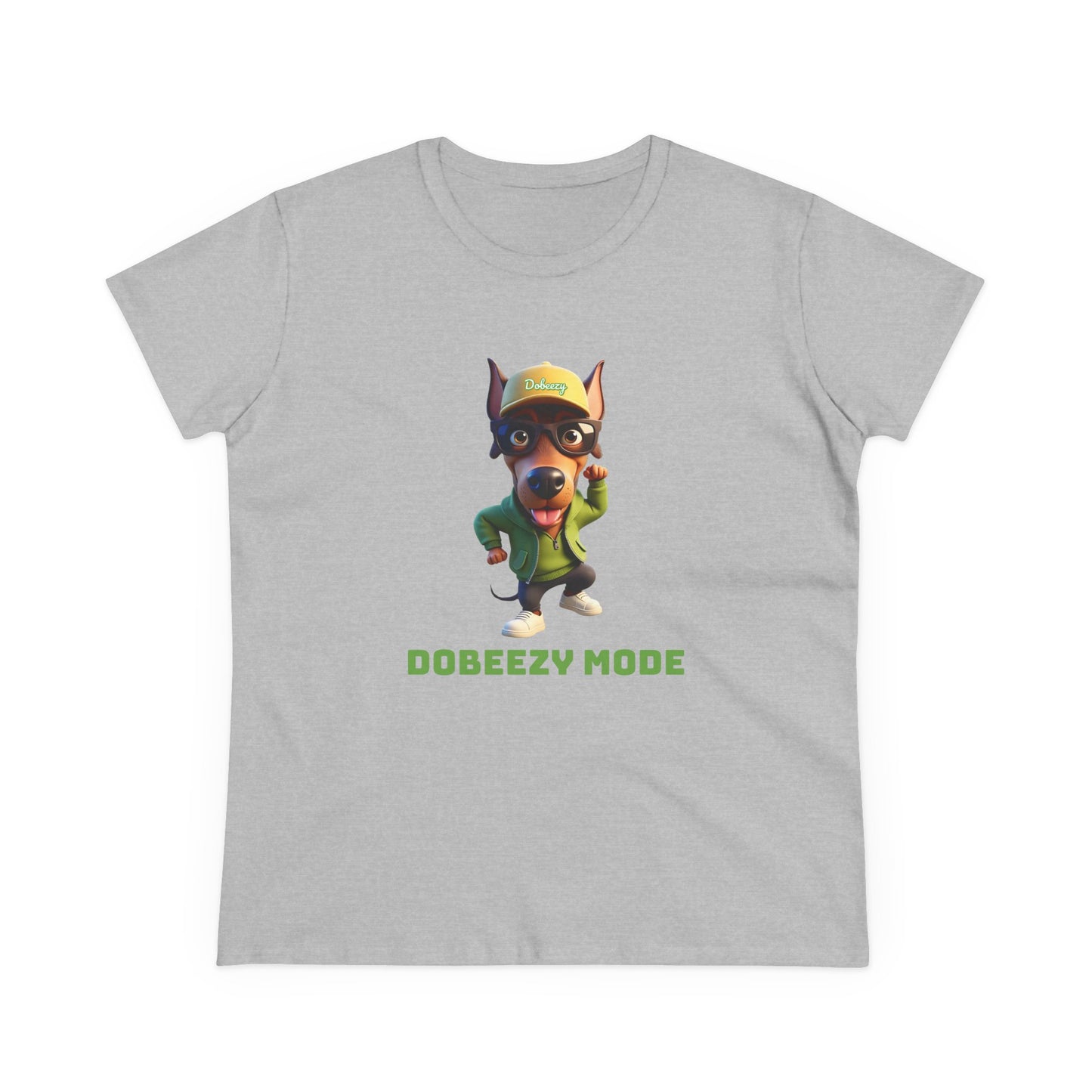 DOBEEZY Tee, Casual Women's Shirt, Gift for Doberman and Dog Lovers, Fun Everyday Wear, Cute Summer Top, Animal Lover Tee, Unique Fashion