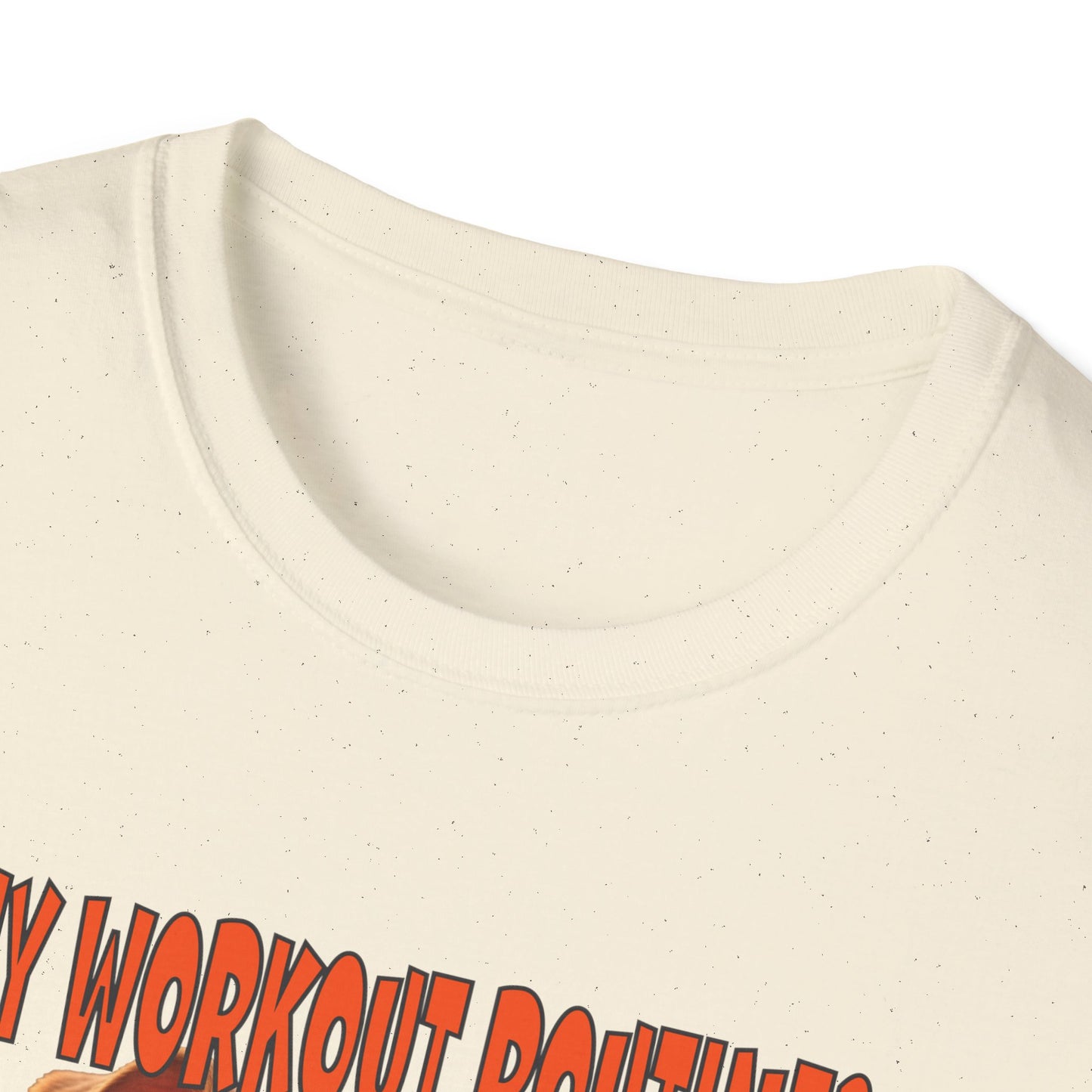 Funny Grumpy Bulldog T-Shirt - Perfect Gift for Dog Lovers - My Workout Routine!