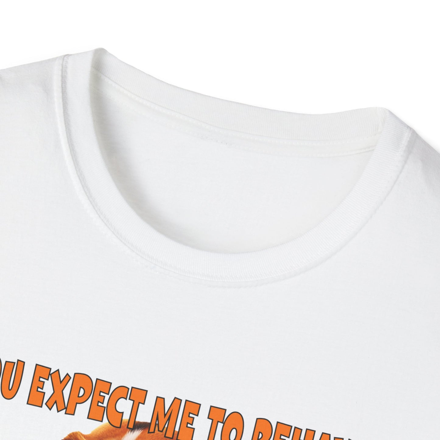 Beagles with Tude! You Expect Me To Behave - Dogs with Tude Collection - White Tshirt