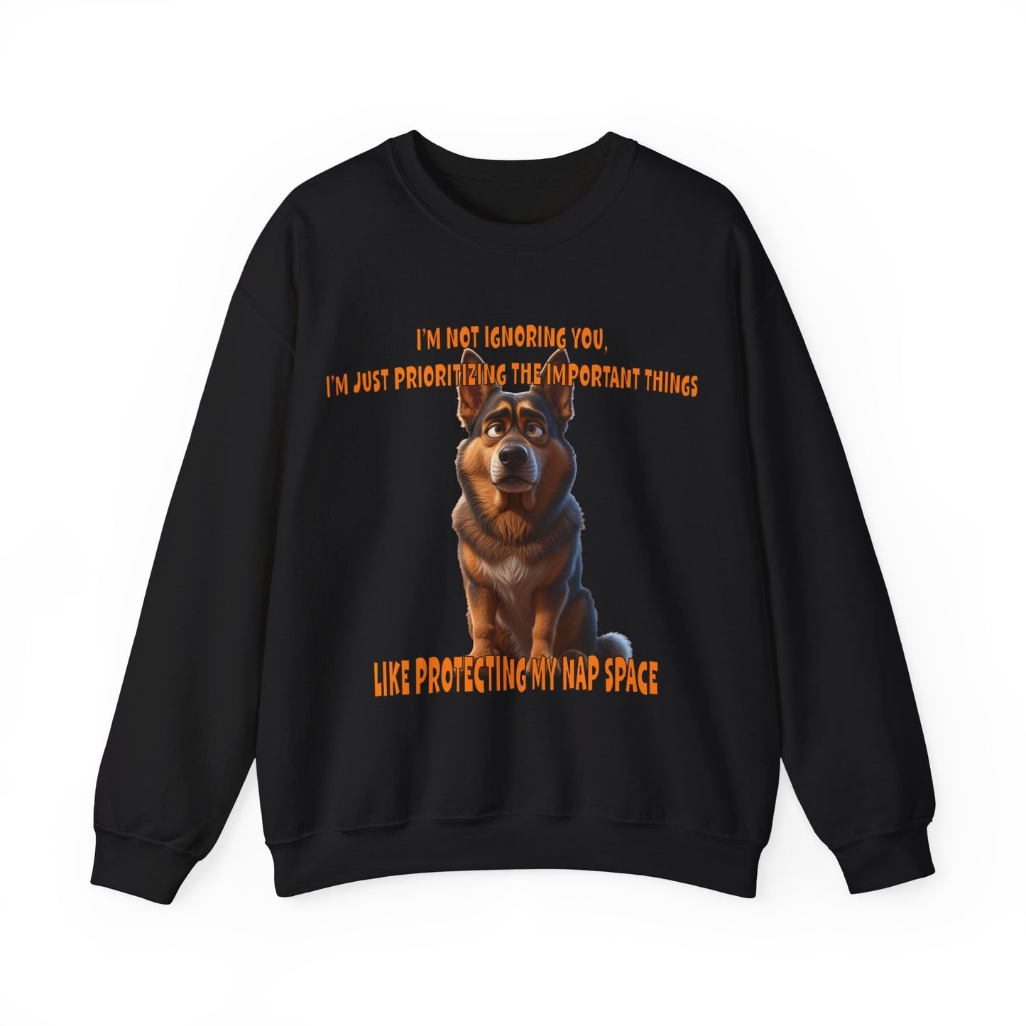 Alsatians/German Shephards with TUDE! Dogs with TUDE! - Nap Space! Classic Unisex Crewneck Sweatshirt