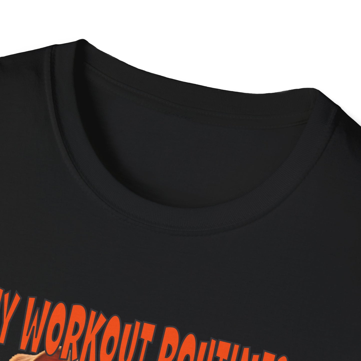 Funny Grumpy Bulldog T-Shirt - Perfect Gift for Dog Lovers - My Workout Routine!