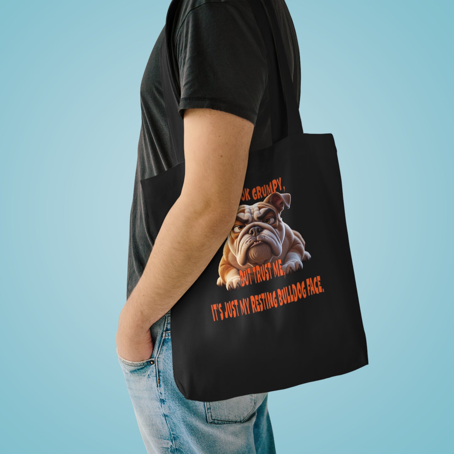 Cotton Tote Bag - Bulldogs with TUDE Design