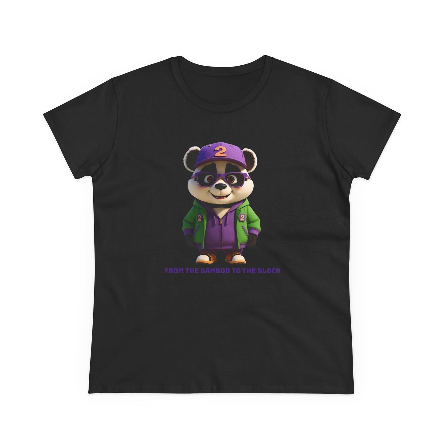 2Step Panda Tee, Casual Women's Shirt, Gift for Panda and Animal Lovers, Fun Everyday Wear, Cute Summer Top, Animal Lover Tee, Unique Fashion