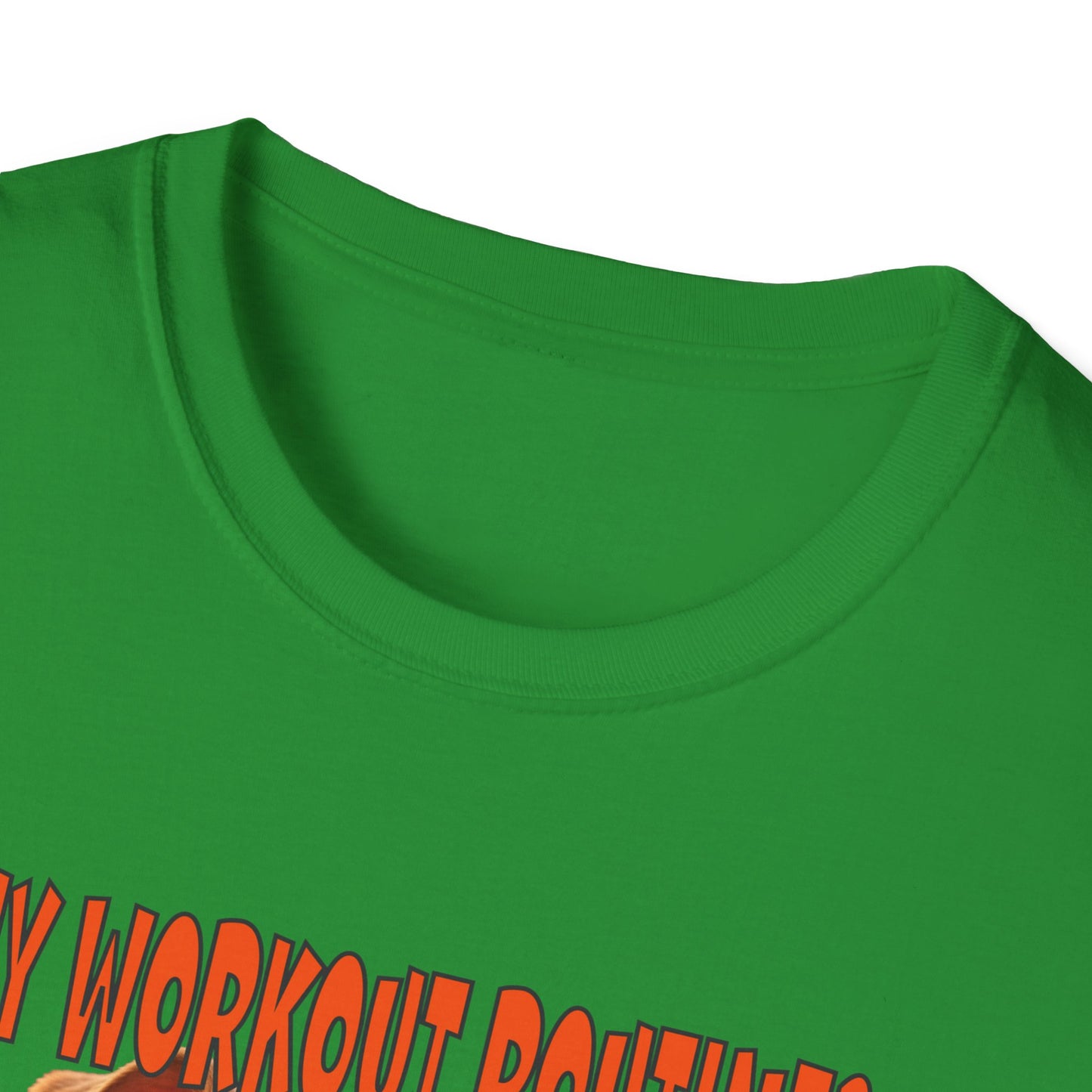 Funny Grumpy Bulldog T-Shirt - Perfect Gift for Dog Lovers - My Workout Routine!