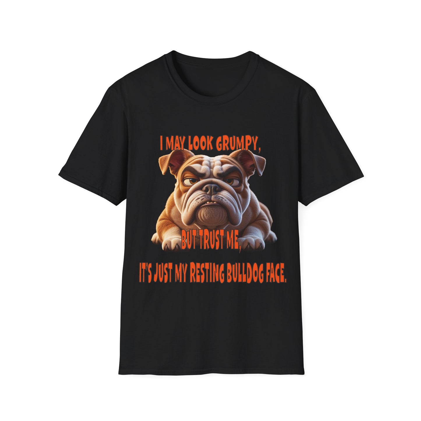 Resting Bulldog Face T-Shirt