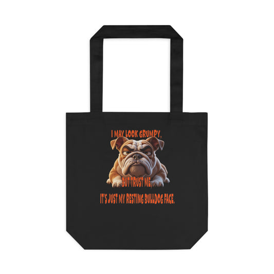 Cotton Tote Bag - Bulldogs with TUDE Design