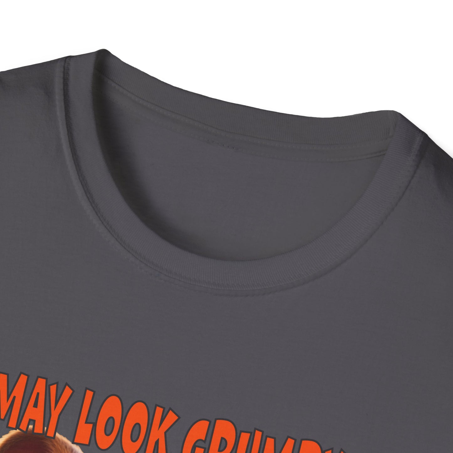 Funny Grumpy Bulldog T-Shirt - Perfect Gift for Dog Lovers - "I May Look Grumpy, Just My Resting Bulldog Face"