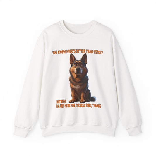 Alsatians/German Shephards with TUDE! Dogs with TUDE! - Belly Rubs! Classic Unisex Crewneck Sweatshirt