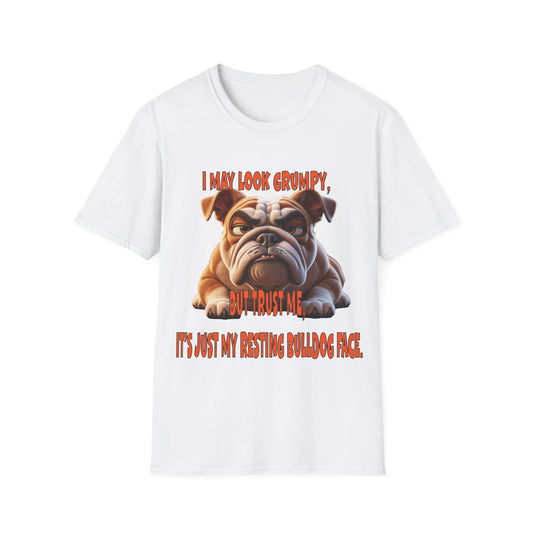Resting Bulldog Face T-Shirt