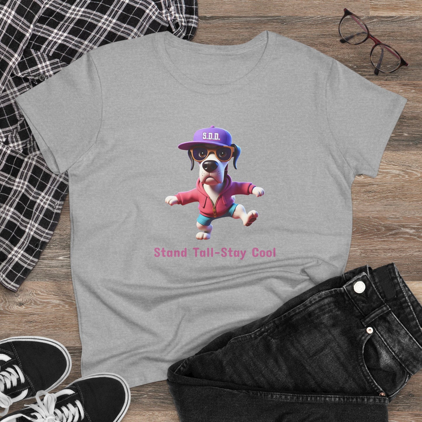 Snoop Dane Dog Tee, Casual Women's Shirt, Gift for Dog and Animal Lovers, Fun Everyday Wear, Cute Summer Top, Animal Lover Tee, Unique Fashion