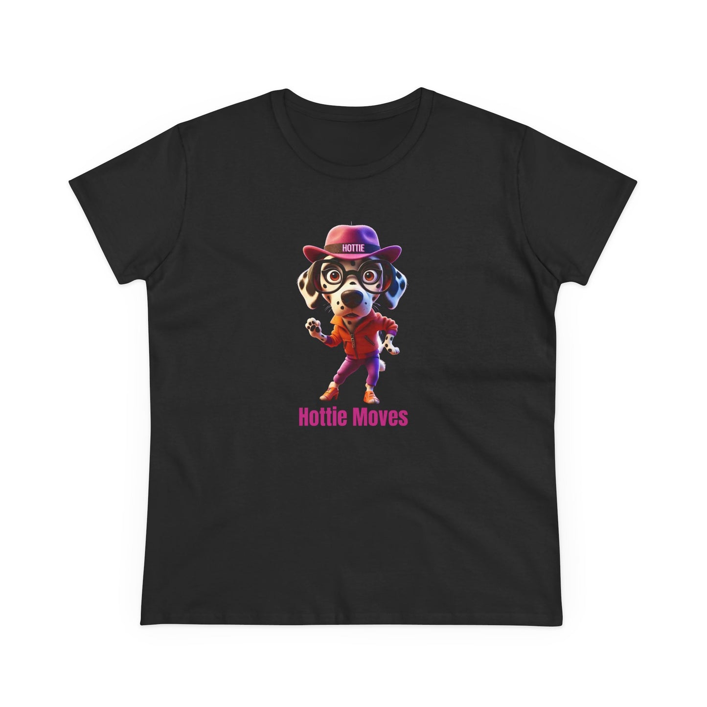 Hottie Cool Dalmatian Dog Tee, Casual Women's Shirt, Gift for Dog and Animal Lovers, Fun Everyday Wear, Cute Summer Top, Animal Lover Tee, Unique Fashion