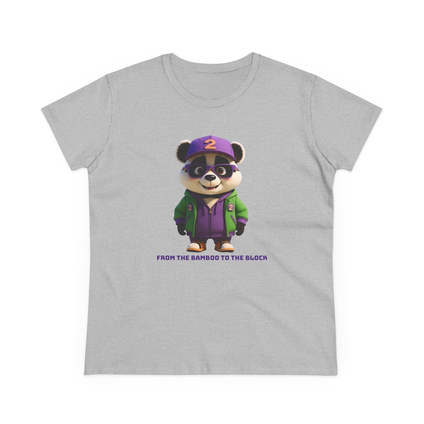 2Step Panda Tee, Casual Women's Shirt, Gift for Panda and Animal Lovers, Fun Everyday Wear, Cute Summer Top, Animal Lover Tee, Unique Fashion