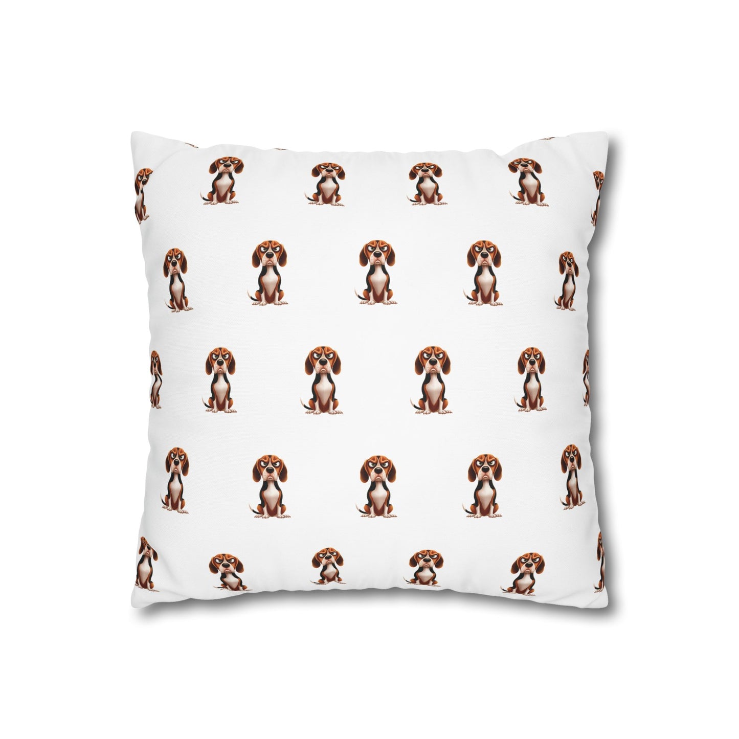 Square Pillowcase Beagles withTude Design - "I dont ask for snacks"
