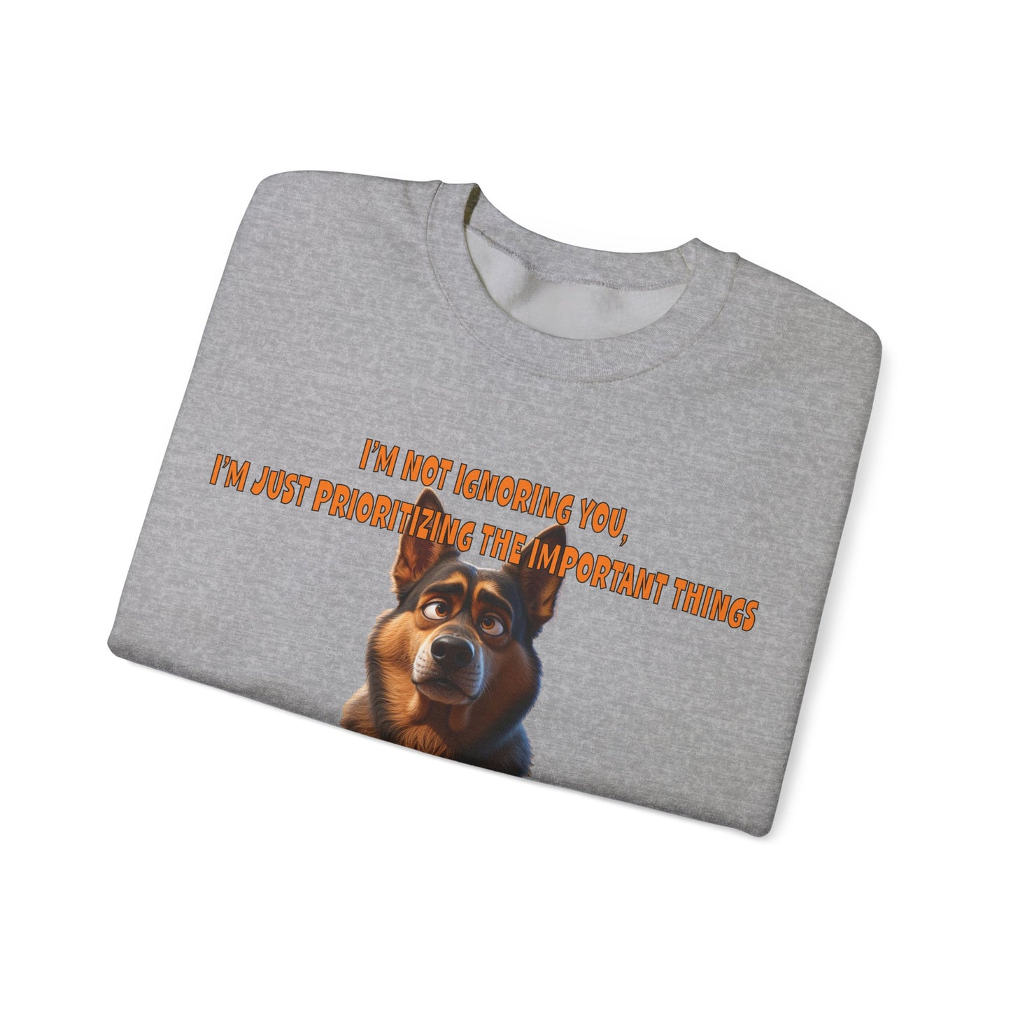 Alsatians/German Shephards with TUDE! Dogs with TUDE! - Nap Space!Premium Unisex Crewneck T-shirt