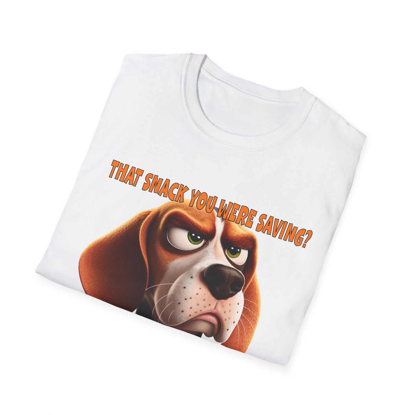 Beagles with Tude! That Snack - Dogs with Tude Collection - White Tshirt