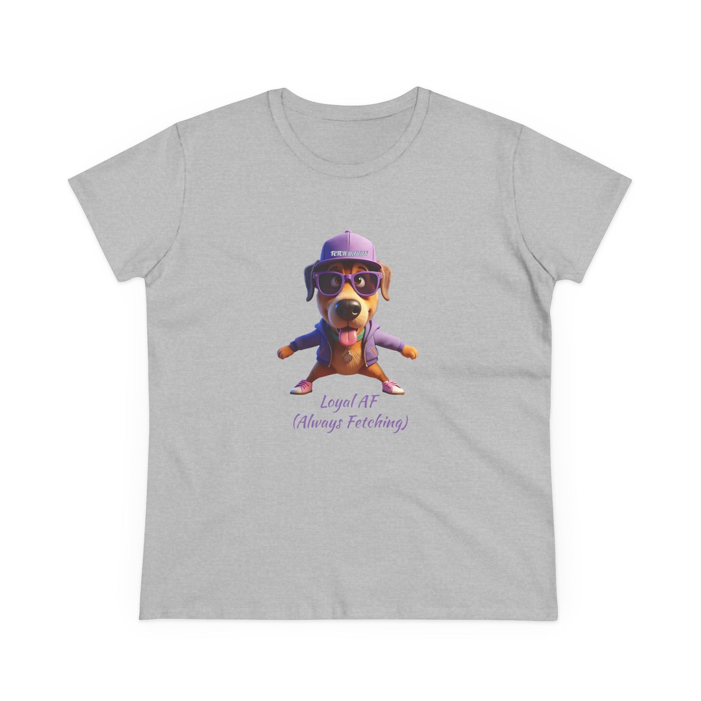FETCHDADDY Cool Dog Tee, Casual Women's Shirt, Gift for Dog and Animal Lovers, Fun Everyday Wear, Cute Summer Top, Animal Lover Tee, Unique Fashion
