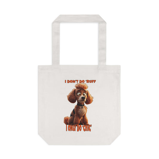 Poodle Tote Bag - You think you're in charge! Poodles with Tude