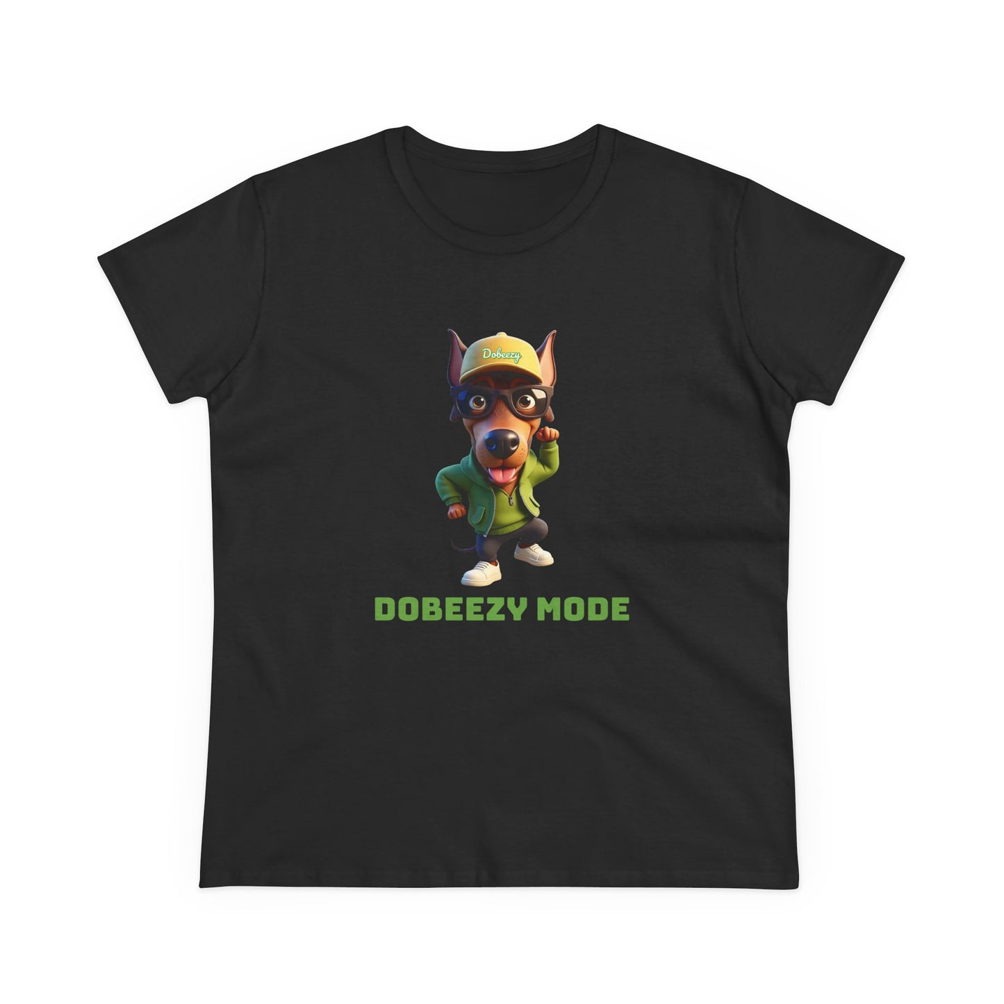 DOBEEZY Tee, Casual Women's Shirt, Gift for Doberman and Dog Lovers, Fun Everyday Wear, Cute Summer Top, Animal Lover Tee, Unique Fashion