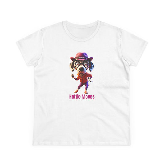 Hottie Cool Dalmatian Dog Tee, Casual Women's Shirt, Gift for Dog and Animal Lovers, Fun Everyday Wear, Cute Summer Top, Animal Lover Tee, Unique Fashion