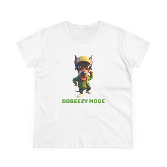DOBEEZY Tee, Casual Women's Shirt, Gift for Doberman and Dog Lovers, Fun Everyday Wear, Cute Summer Top, Animal Lover Tee, Unique Fashion