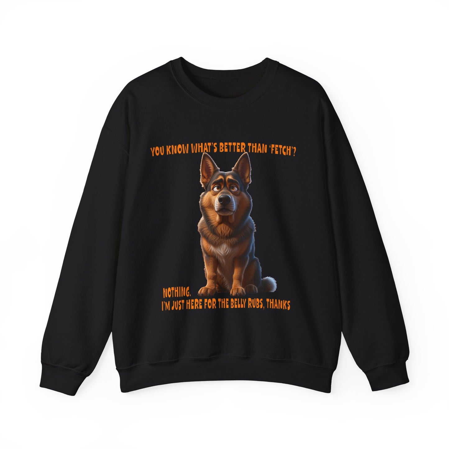 Alsatians/German Shephards with TUDE! Dogs with TUDE! - Belly Rubs! Classic Unisex Crewneck Sweatshirt
