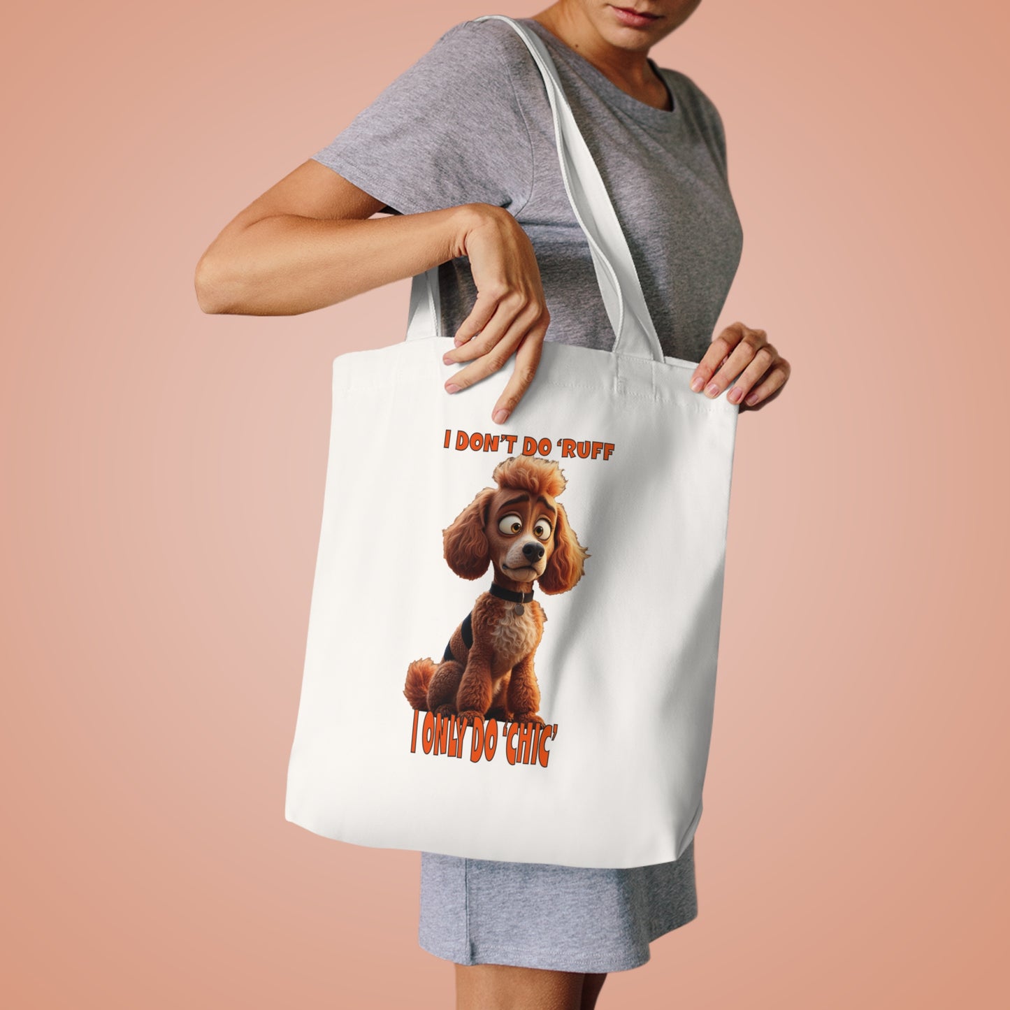 Poodle Tote Bag - You think you're in charge! Poodles with Tude