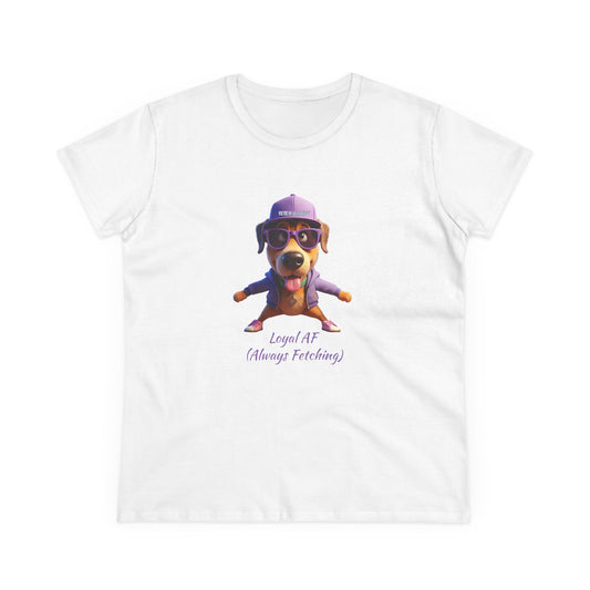 FETCHDADDY Cool Dog Tee, Casual Women's Shirt, Gift for Dog and Animal Lovers, Fun Everyday Wear, Cute Summer Top, Animal Lover Tee, Unique Fashion