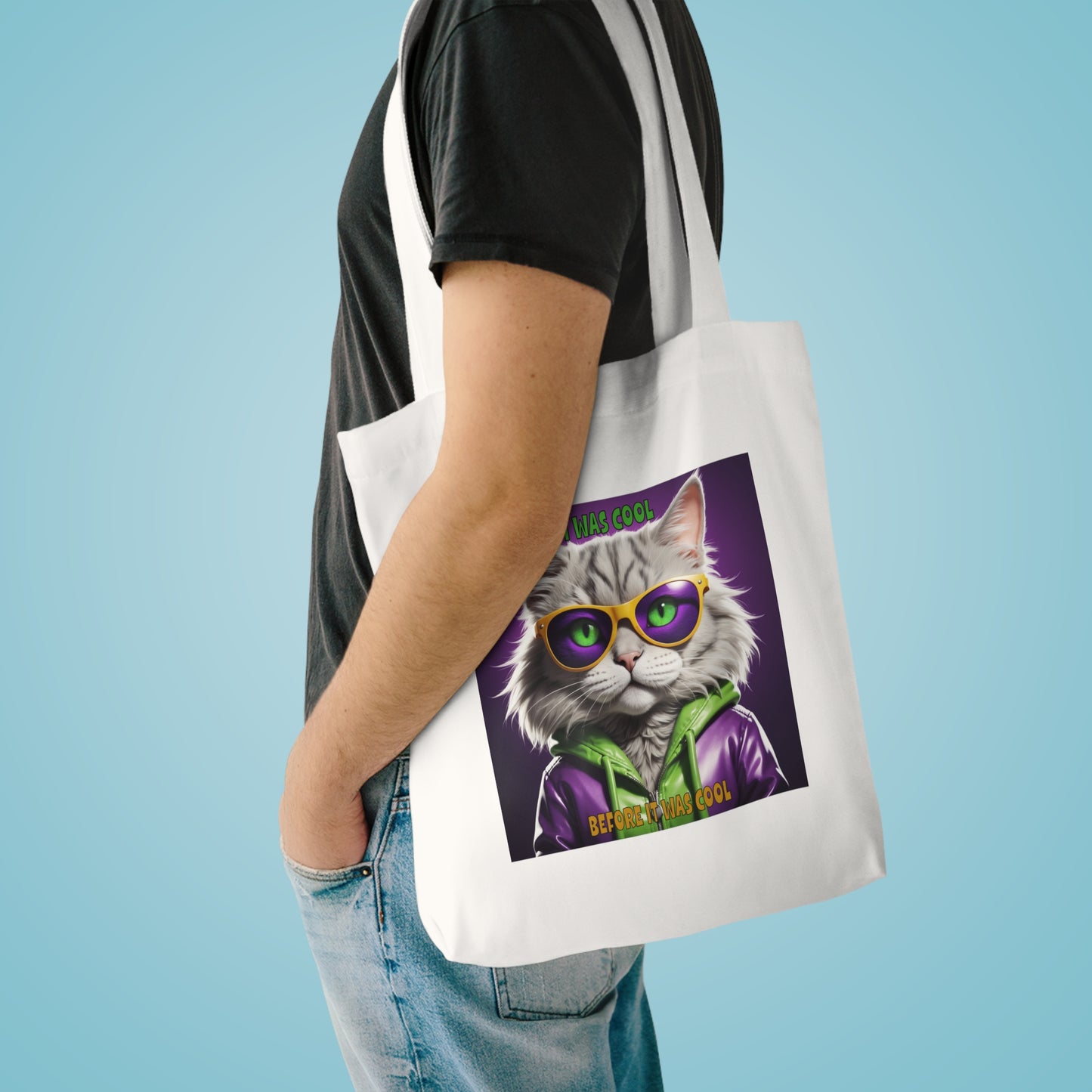 Cool Cats with Tude! I was cool before it was Cool Tote Bag